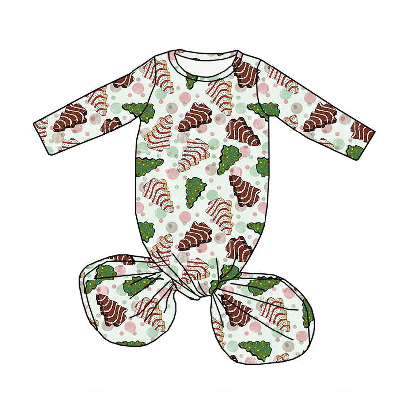 New Arrival Infant Baby Sleeping Bag Long Sleeves Baby Girls Swaddle Wrap Sleep Knot Gown - Image 4