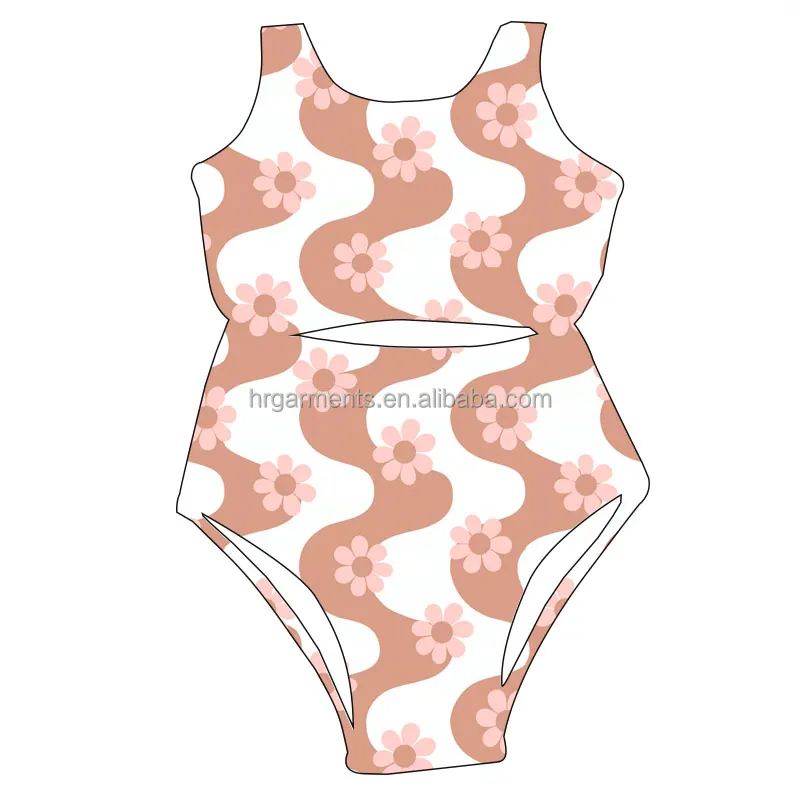 New Arrival Drink Pattern Children Swimwear Comfortable Fabric Newborn Clothing Girl Beachwear - Image 6