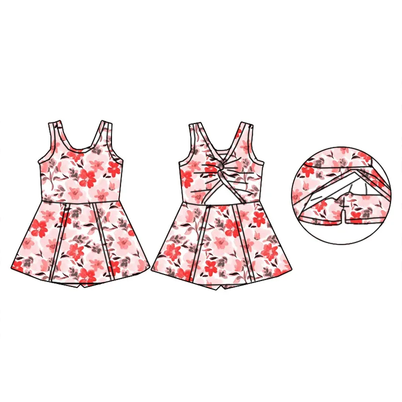 High Quality Custom Printed Summer Sleeveless Swimsuit for Girls Little Girls Beach and Pool Clothing New Kids Clothing - Image 4