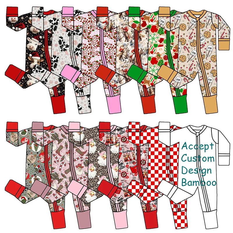 Hot Selling Children Clothing Baby Bamboo Jammies Custom Printed Bamboo Fiber Fabric Soft Home Wear Two Pieces Kids Pjs Sets - Image 5