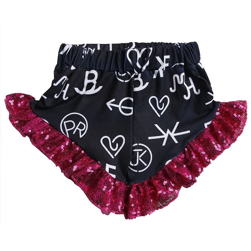 New Arrival Girl Ruffle Shorts Milk Silk Soft Fabric Custom Print Kids High Waist Casual Wear Short Summer Children Clothes - Image 4