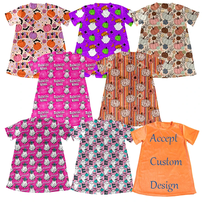 Wholesale Custom Western Cowgirls Printed Soft Fabric One Piece off Shoulder Flutter Sleeve Girls Jumpsuit - Image 4