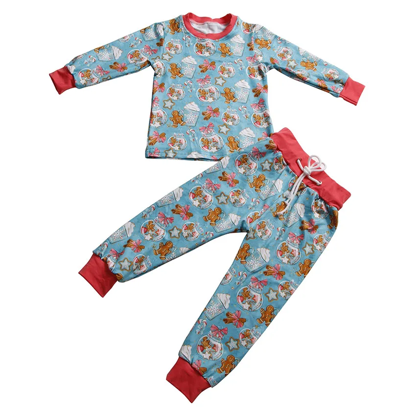 Kids Tracksuits Set Baby Clothing Christmas Gift Set Toddle Prints Pajamas Long Sleeve Baby Boys Clothes Sets - Image 6
