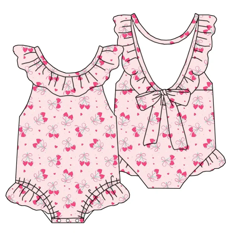 Tiered Pricing Girl Romper Baby Toddler OEM/ODM Solutions Bulk Discounts for CPSIA Complia