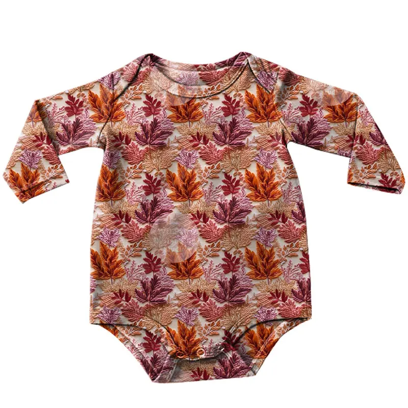 New Arrival Unisex Toddler Baby Boy Girl Long Sleeve Romper Bodysuit Bottom Snap Design Custom Infants Jumpsuit - Image 6