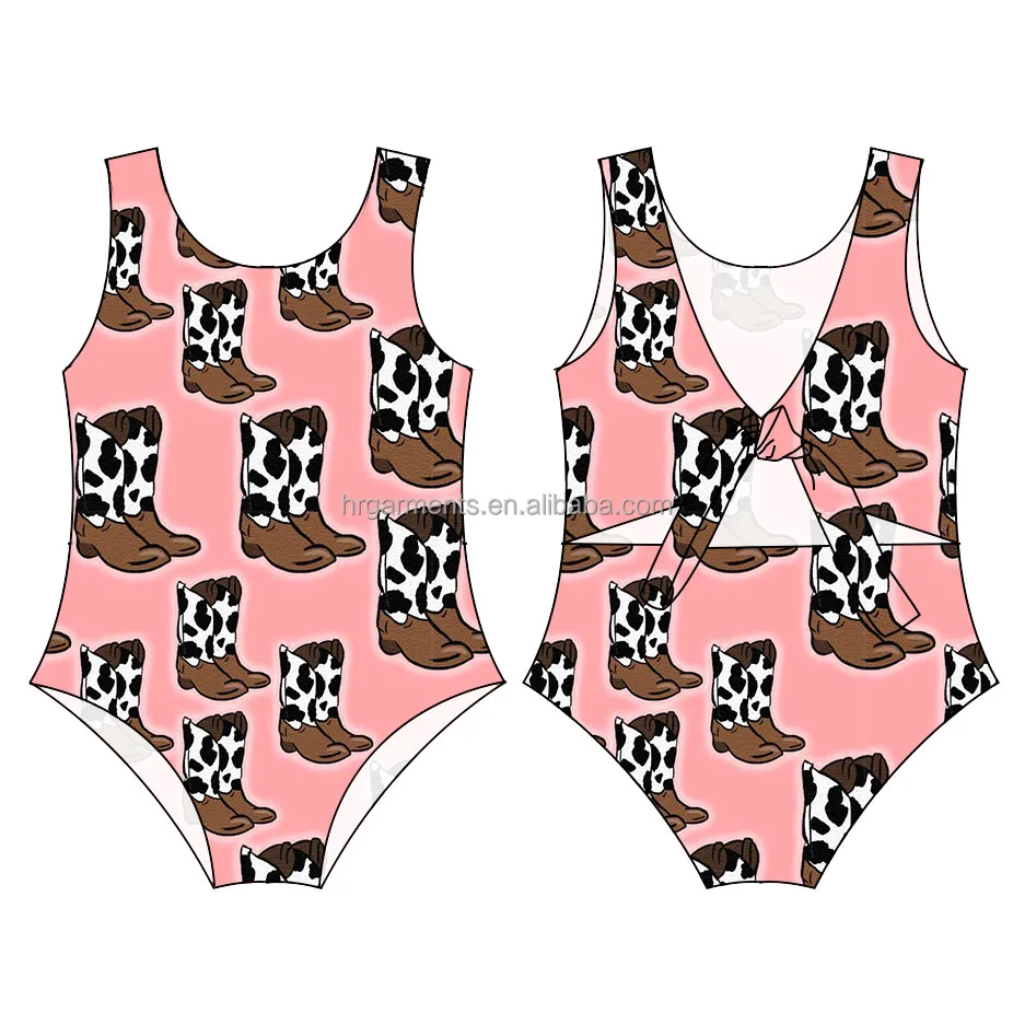 New Arrival Summer Baby Girls Swimsuit Custom Long Sleeve Bathing Suit With Zipper Kids Girls One-Piece Swimming Wear - Image 5