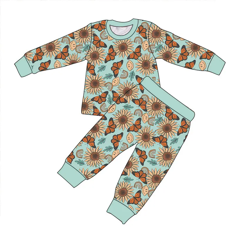 Wholesale kids' girls bamboo pajamas in bulk – soft, eco-friendly sleepwear perfect for B2B retailers seeking sustainable options.