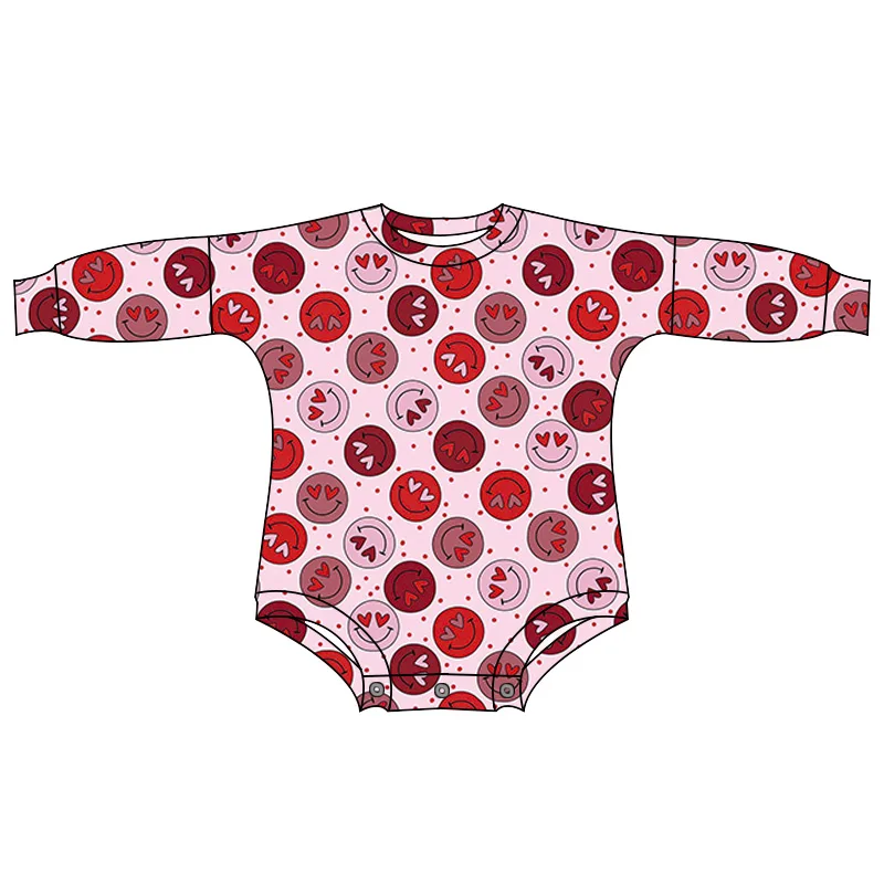 2023 Western Loose Style Newborn Baby One Piece Romper Long Sleeve Soft Milk Silk Fabric Autumn Girl Leotard Jumpsuit - Image 2