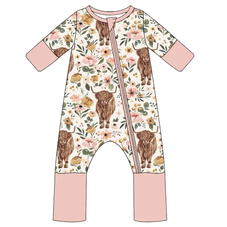 Zipper Infant Jumpsuit Eco-friendly