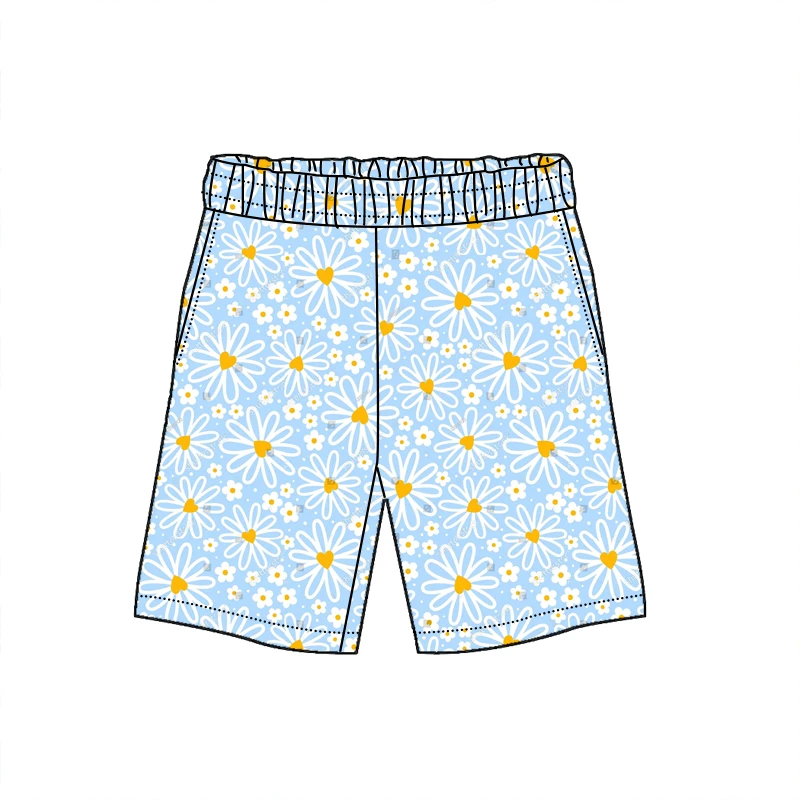 Boutique Kids Girl Summer Shorts for Infants Comfortable and Breathable Cotton Fabric Children's Pocket Shorts - Image 4