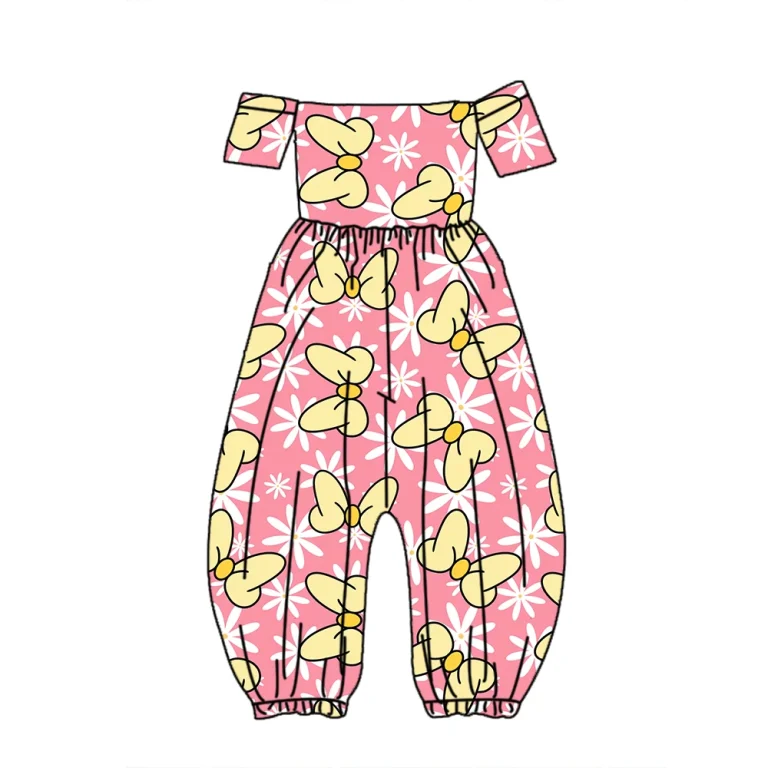 Fast Lead-Time Baby Girl Baby Short Sleeve Bamboo Baby Romper Baby Girl Baby Rompers Whole