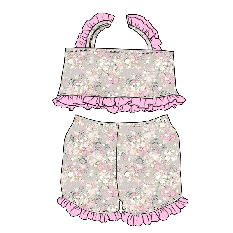 Wholesale kids' pajama mystery box made from soft bamboo fabric. Ready-to-ship (RTS) for retailers seeking eco-friendly sleepwear options.