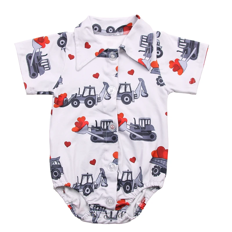 Boys Baby Rompers Summer Polo Shirt Infant Jumpsuit Prints Pattern Girls Clothing Short Sleeve Newborn Baby Clothes - Image 5