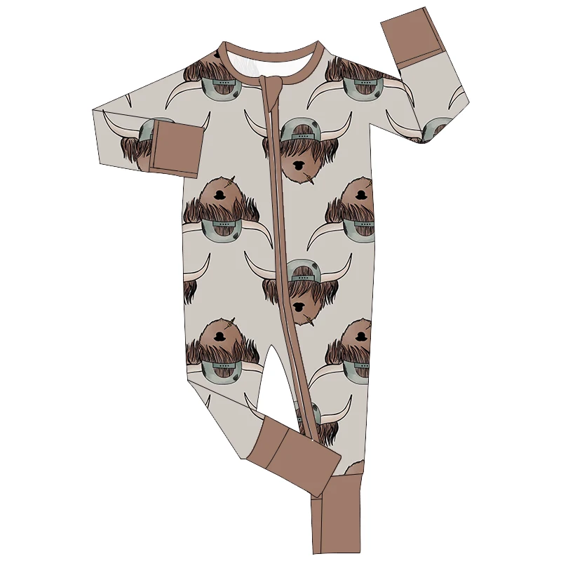 Soft bamboo baby rompers for sleepwear – premium wholesale baby clothing ideal for retailers seeking eco-friendly, high-quality RTS options.