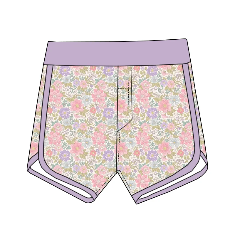 Summer Custom-patterned Children's Shorts with Wide Waist and Fringe Design, Comfortable and Breathable Children's Shorts - Image 2