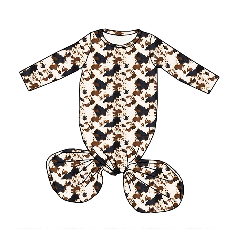 New Arrival Infant Baby Sleeping Bag Long Sleeves Baby Girls Swaddle Wrap Sleep Knot Gown - Image 6