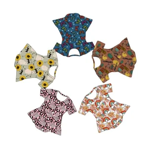 Custom Print Baby Girl Romper Soft Fabric Ventilate Cartoon Pattern Summer All Saints' Day Kids Clothing