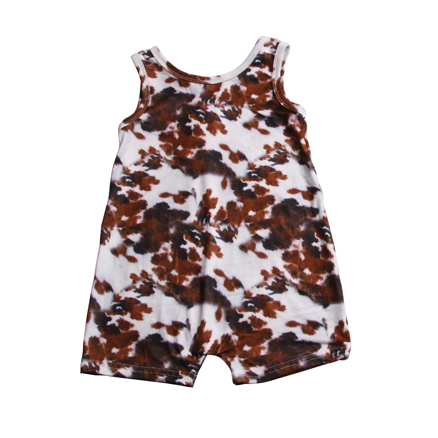 Wholesale Baby Ribbed Milk Silk Short T Shorts Set Romper Causal Kids Clothing Vest Shorts Summer Outfits for Baby - Image 3