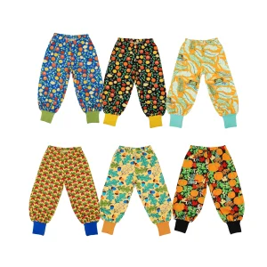 Fashion Private Label Wholesale Casual Baby Print Long Pant Trousers Kids Jogging Pants