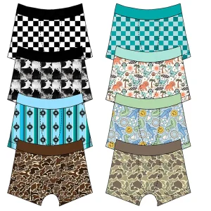 New Arrival Kids Clothing 0-16 Years Custom Printing Soft Fabric Kids Underwear Stretchy Fabric Boys Boxer Shorts