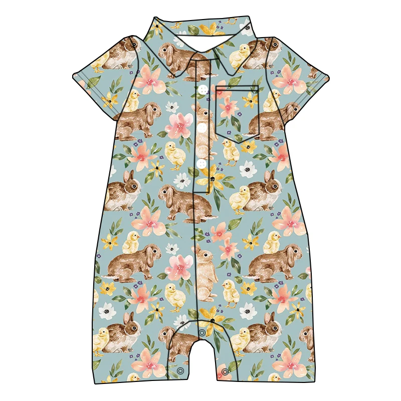 Eco-friendly cute baby print bamboo fabric, perfect for B2B wholesalers seeking sustainable, soft, and stylish materials for baby products.