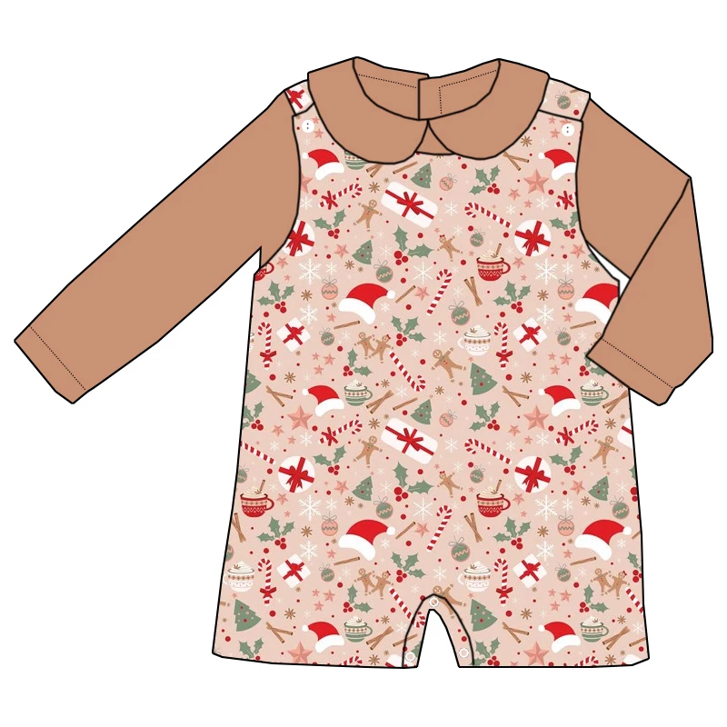 Wholesale bamboo baby jumpsuit rompers with custom prints and zipper design, ideal for 0-3 months toddlers. Perfect for bulk B2B orders.