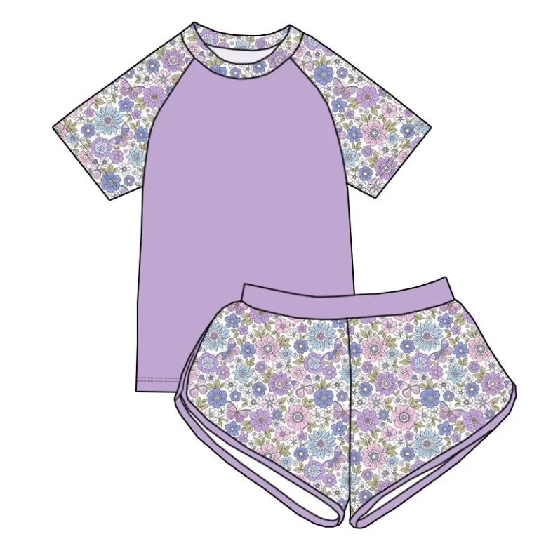 Customized Design Print Bamboo Baby Romper Zipper Bamboo Viscose Footie Bamboo Baby Pajama