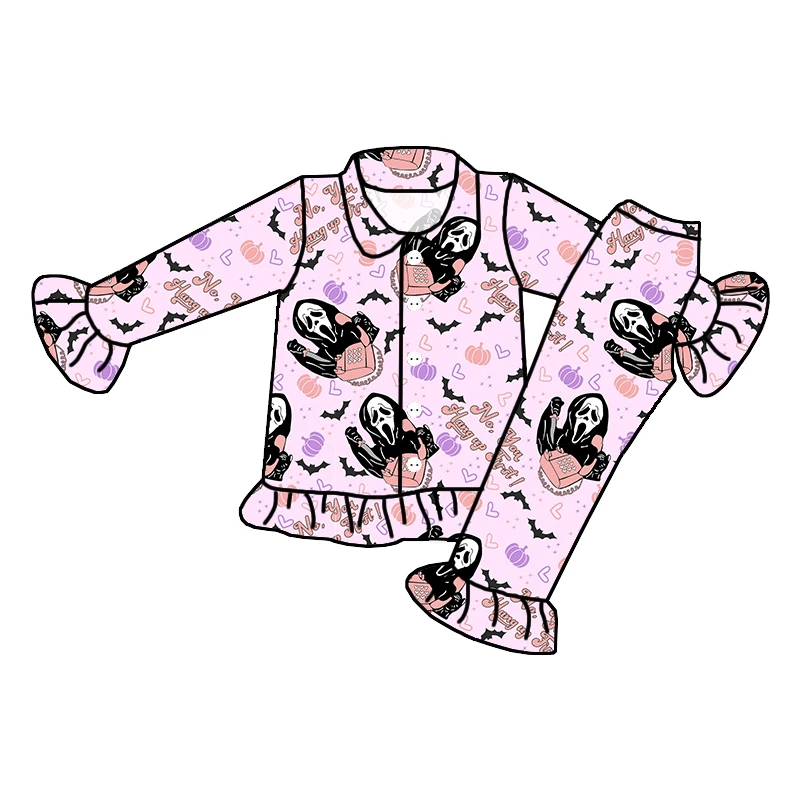 Adorable bamboo baby jumpsuit for girls – soft, eco-friendly pajamas perfect for B2B wholesale baby clothing collections.