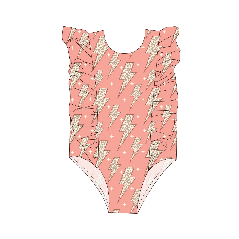 Wholesale organic baby bamboo zipper rompers with custom prints, crafted from soft viscose for kids' comfort—ideal for B2B retailers.