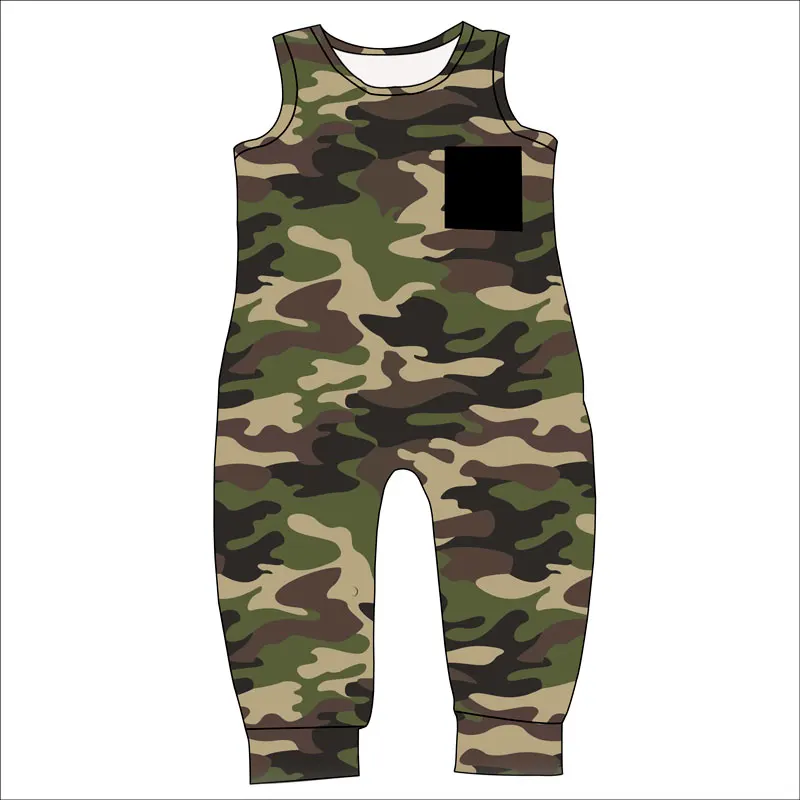 Summer Custom Logo Design Baby Sleeveless Comfortable Rompers Newborn Boys Cool Jumpsuit Toddler Baby Clothes - Image 3