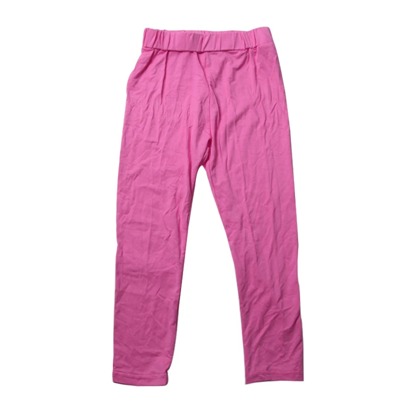 Boutique Kids Girl Long Pants Cotton Fabric Color Optional Leggings for Kids Girl Spring Summer Jogging - Image 5