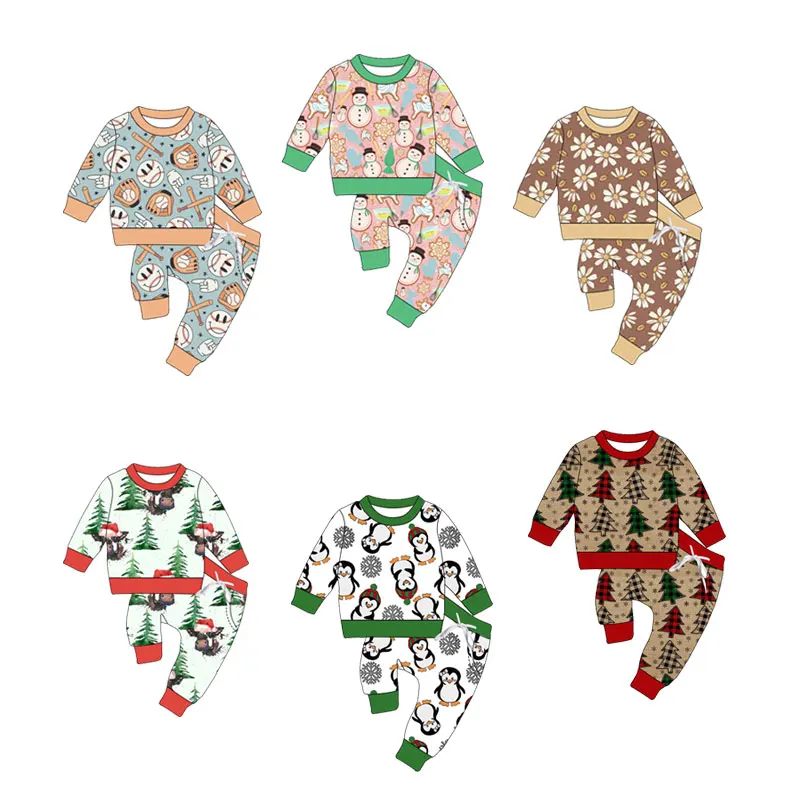 Elegant bamboo box showcasing RTS Girls' bamboo pajamas shorts, perfect for B2B wholesale buyers seeking sustainable and stylish sleepwear.