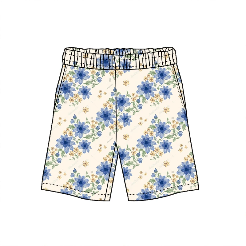 Boutique Kids Girl Summer Shorts for Infants Comfortable and Breathable Cotton Fabric Children's Pocket Shorts - Image 3