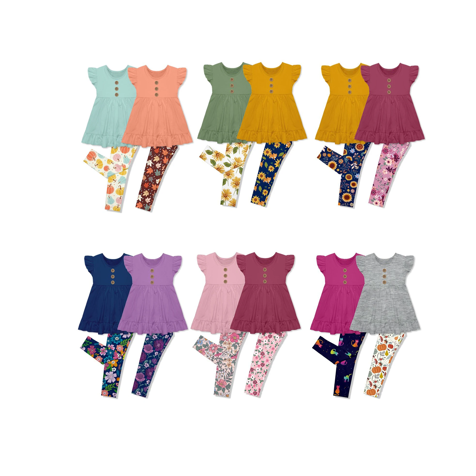 New Arrival Fashion Solid Colors Pencil Pants Cute Kids Leggings Casual Trousers Baby Girls Pants Girls Tight Leggings - Image 4