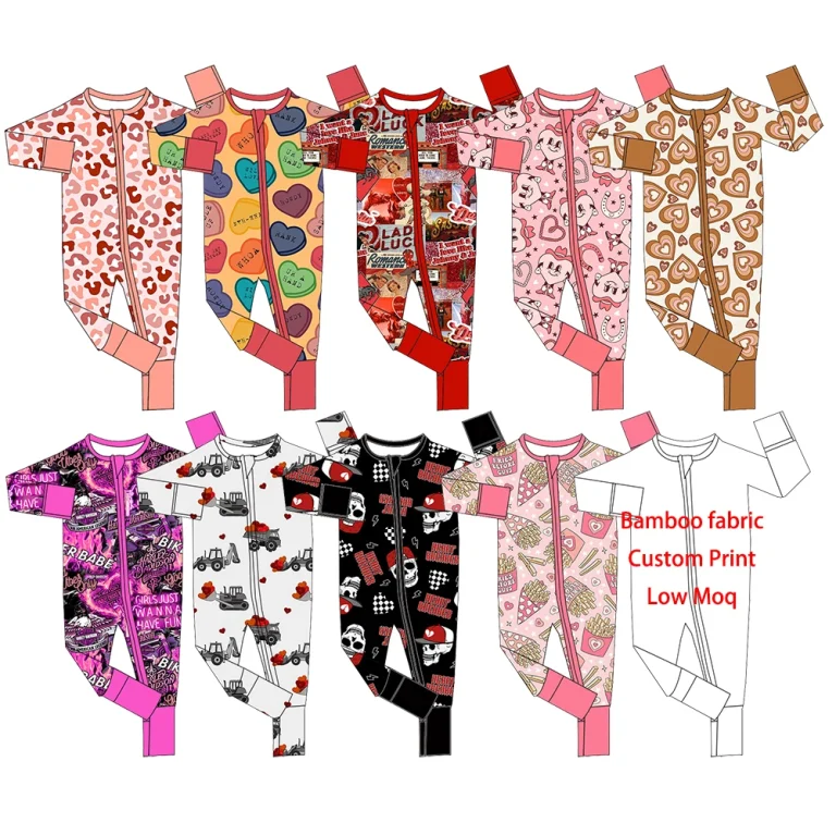 Seamless Bamboo Customized Kids Pajamas OEM/ODM Solutions with GRS Certified Compliance