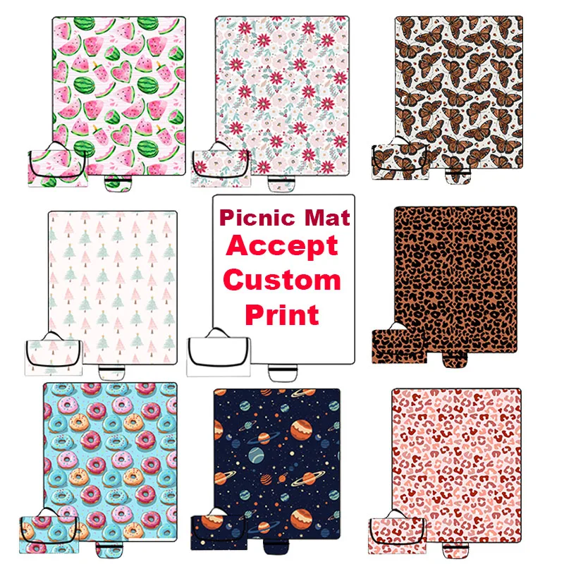 New Arrival Spring Summer Portable Outdoor Picnic Mat Oxford Fabric Camping Excursion Waterproof Picnic Mat Outdoor Goods